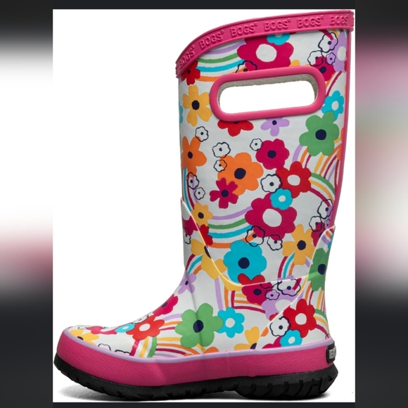 Bogs Other - Bogs Rainboot Rainbow Flower Bone
